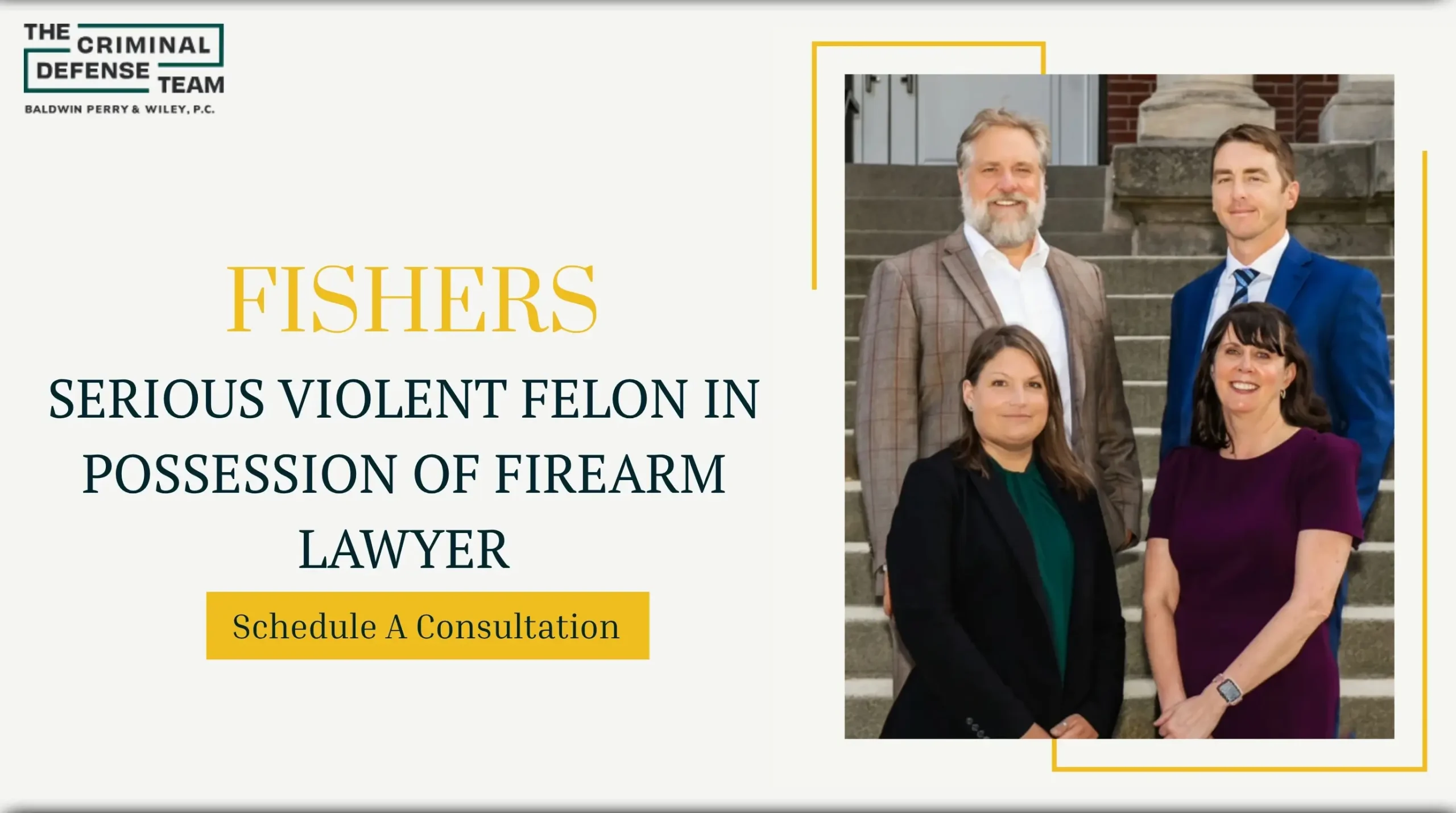 hire fishers serious violent felon in possession of firearm lawyer