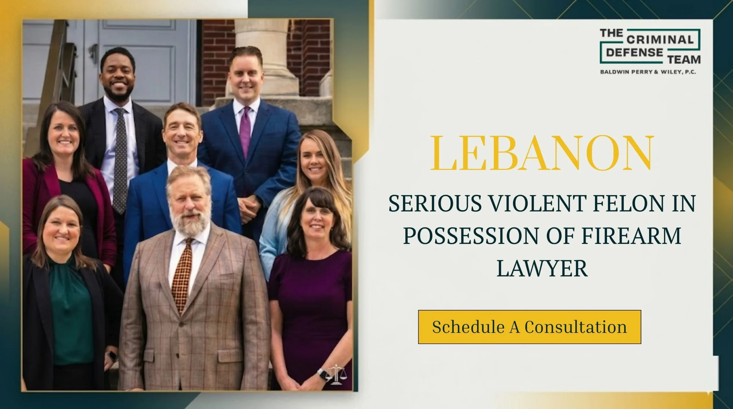 lebanon serious violent felon in possession of firearm lawyer