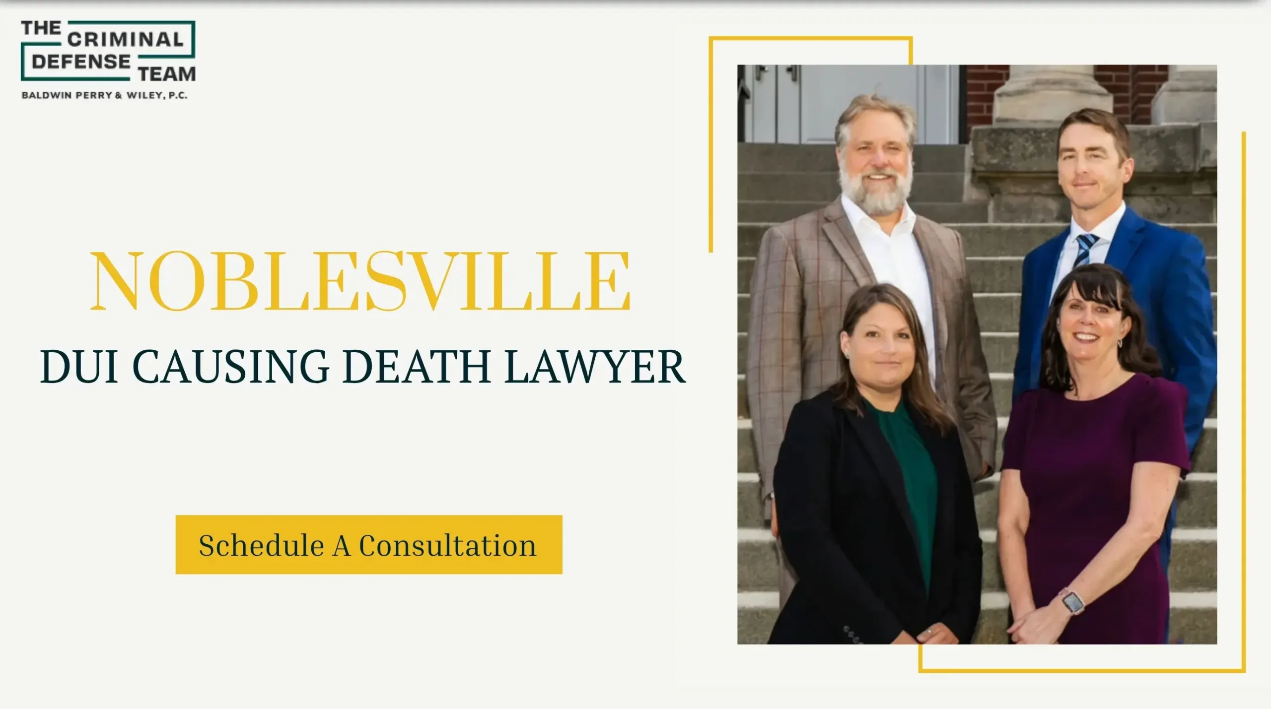 Noblesville DUI Causing Death Lawyer