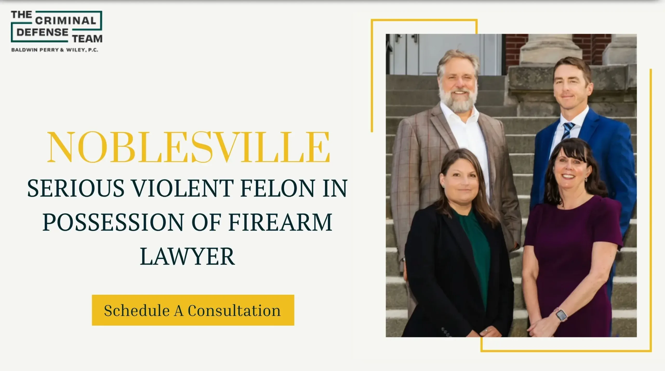 Noblesville Serious Violent Felon In Possession Of Firearm Lawyer