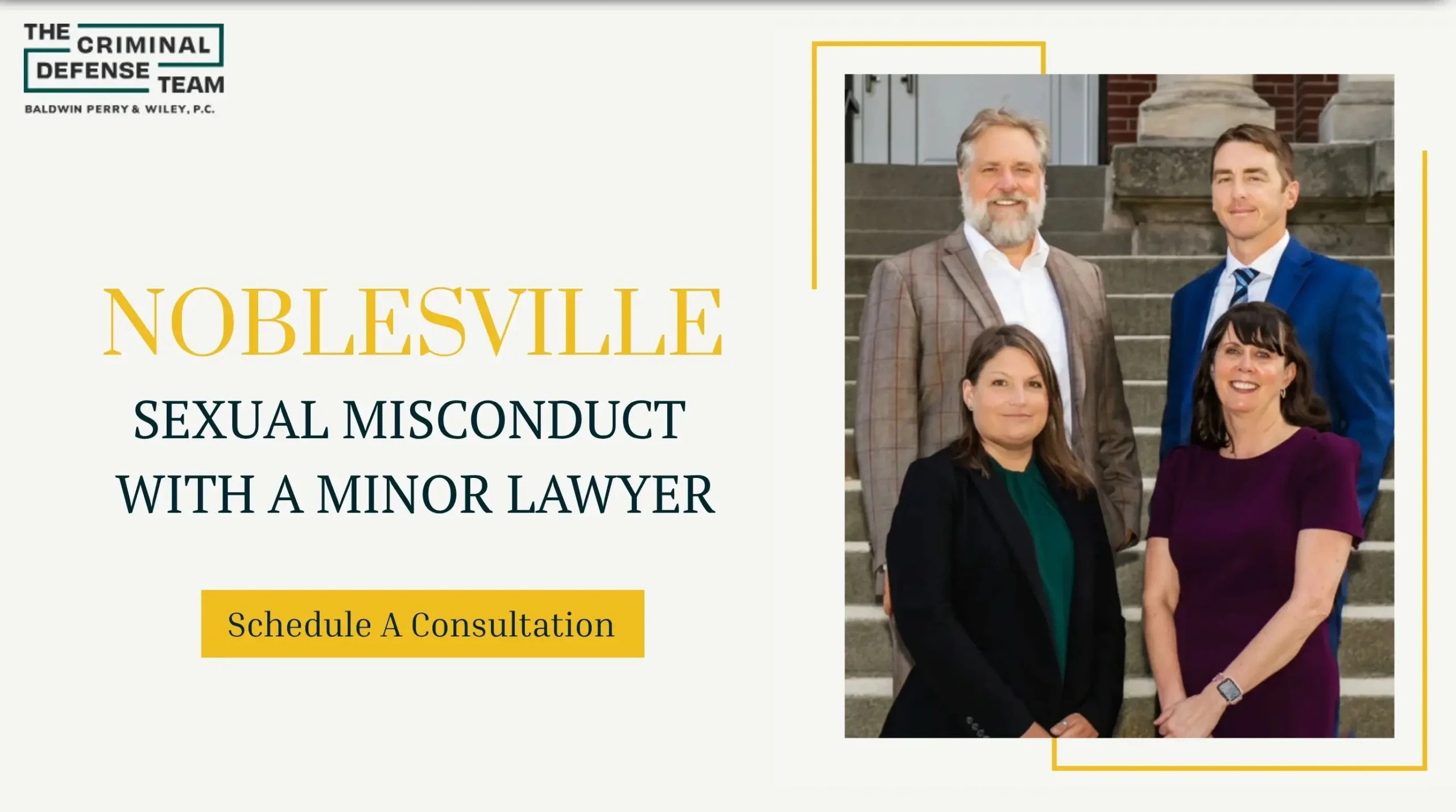 Noblesville Sexual Misconduct With A Minor Lawyer