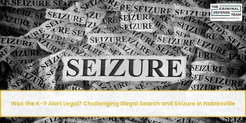 illegal search and seizure in noblesville